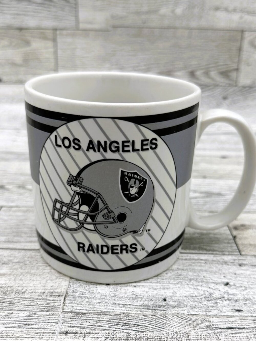 Vintage Russ Team NFL 1982-1994 Los Angeles Raiders 10 fl oz Ceramic Mug